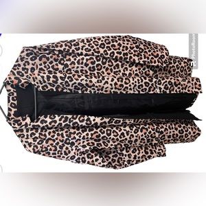 *Womens Lightweight Leopard Print Blazer*